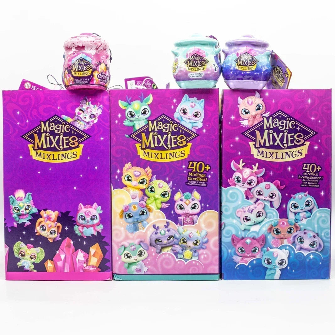 Magic Mixie Power Cauldron Mixlings Blind Box Toys Cute Dolls Jar Toy Collect Glow in Dark Change Colors Figurine Kids Gifts