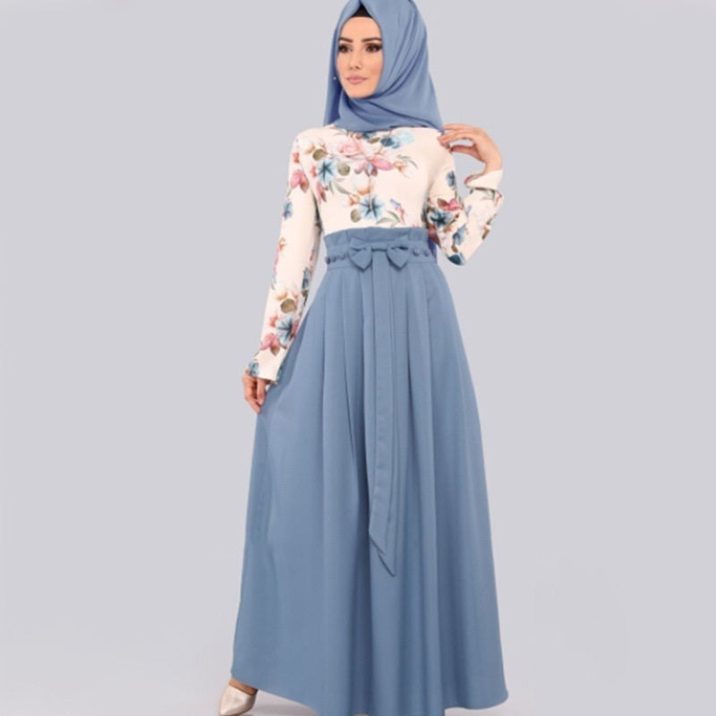 Print Dress Arab Style