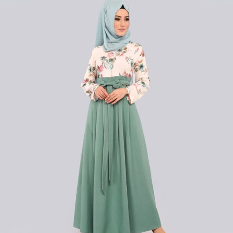 Print Dress Arab Style