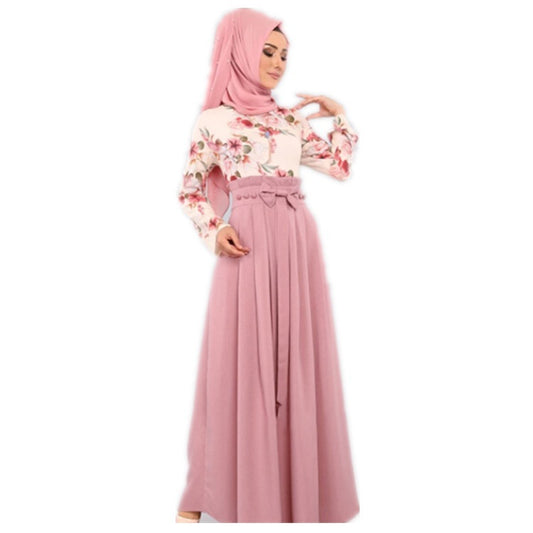 Print Dress Arab Style