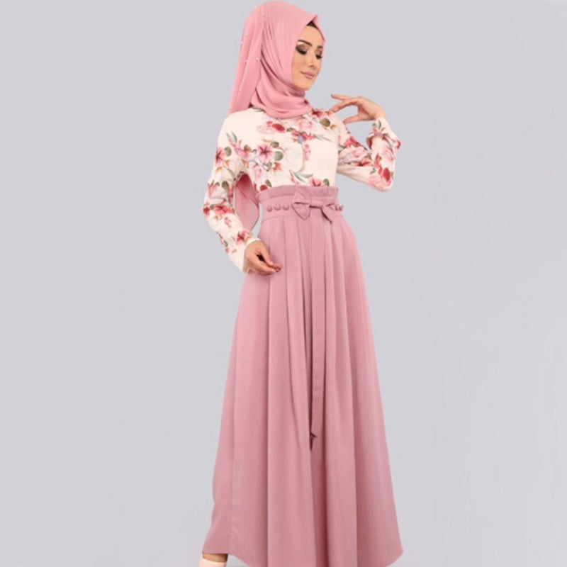 Print Dress Arab Style